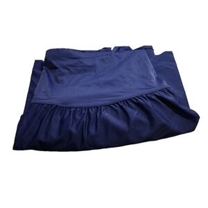 Island Escape Tummy Control/Thigh Minimizer Bikini Navy Bottoms/Skirt Size 18W